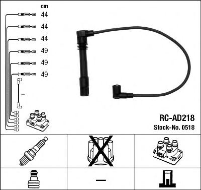 NGK 0518 Ignition Cable Kit